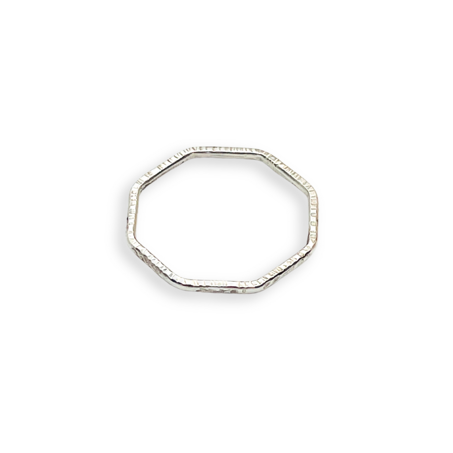 Delicate Octagon Flora Ring