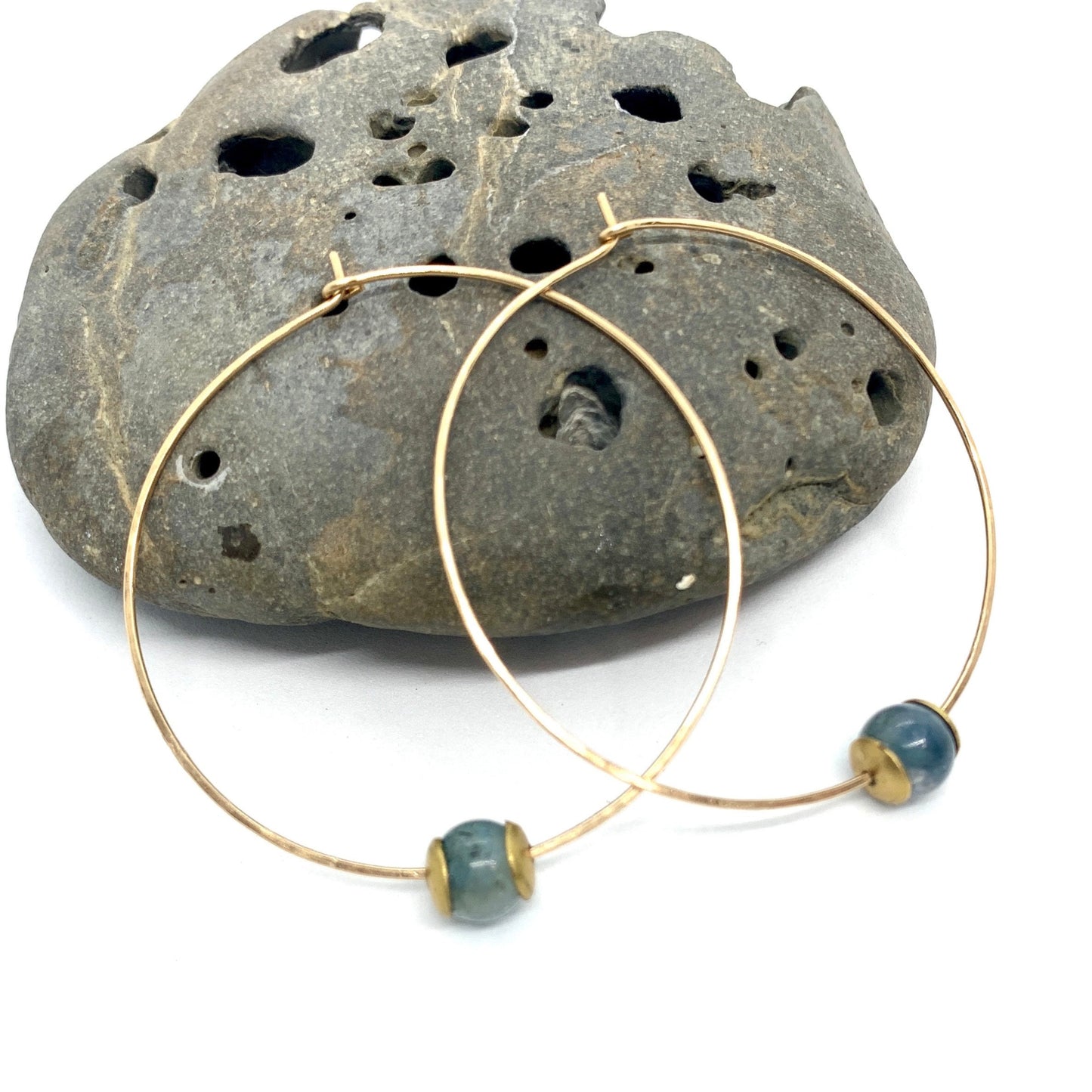 Cosmos Gold Hoops