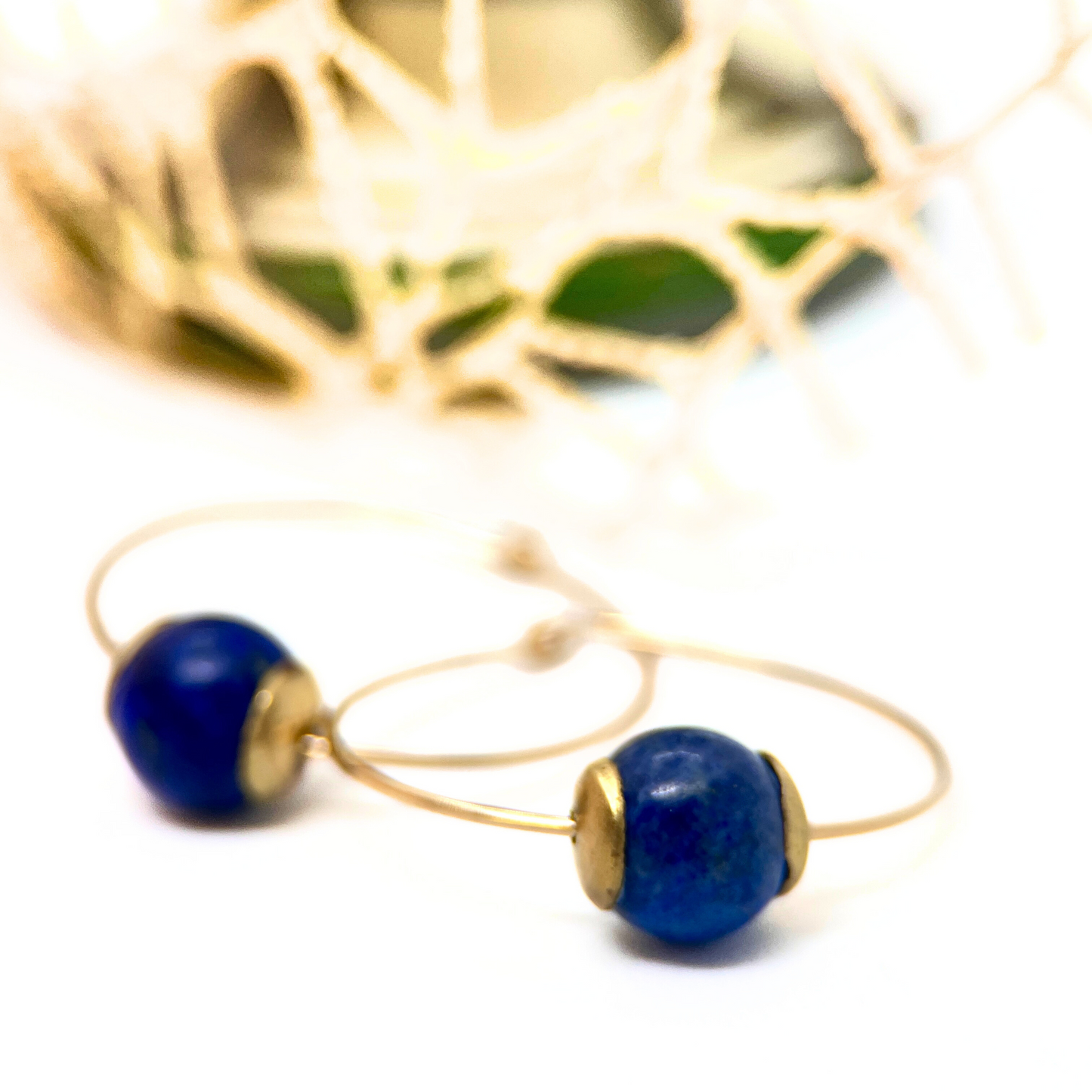 Cosmos Gold Hoops