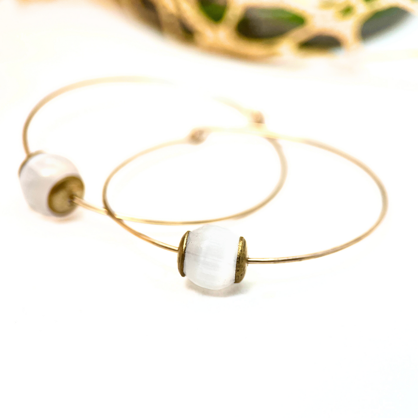 Cosmos Gold Hoops