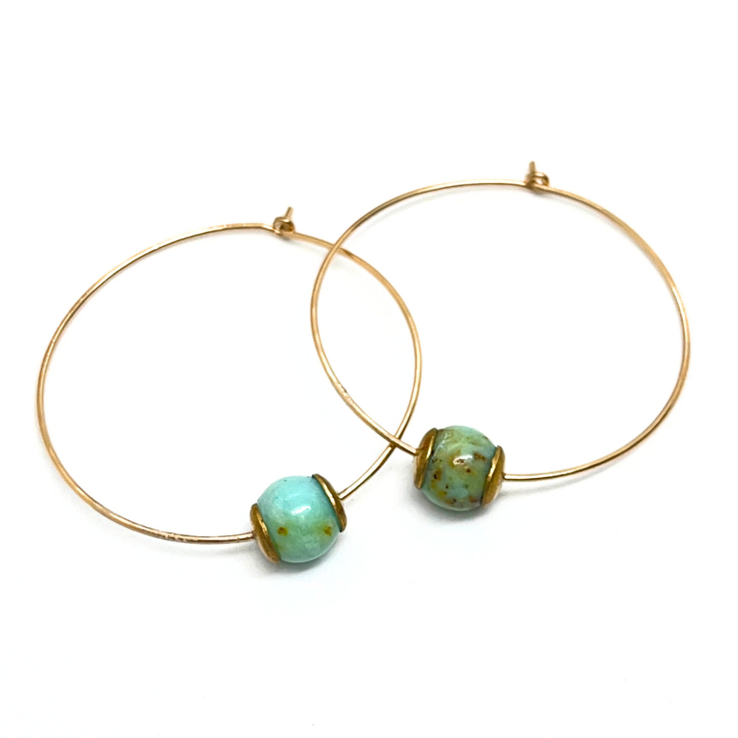 Cosmos Gold Hoops