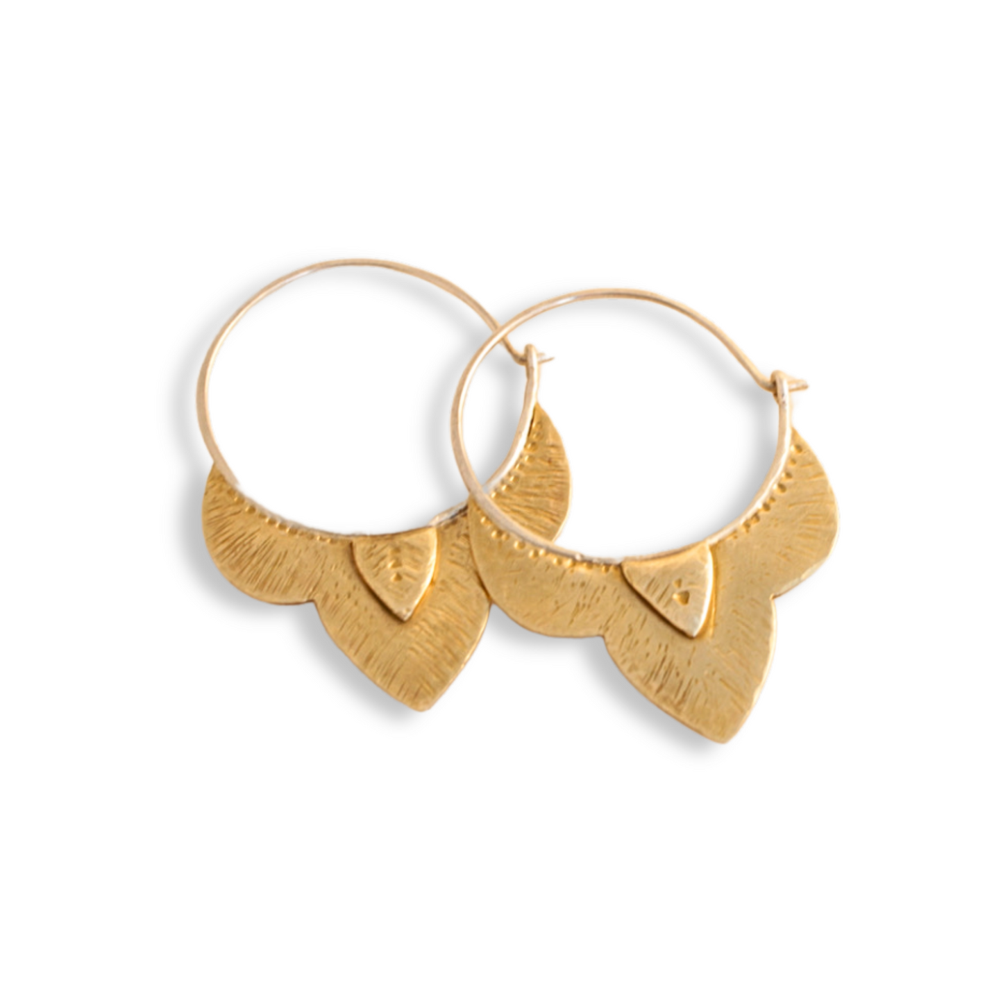 Iris Infinity Hoop Earring