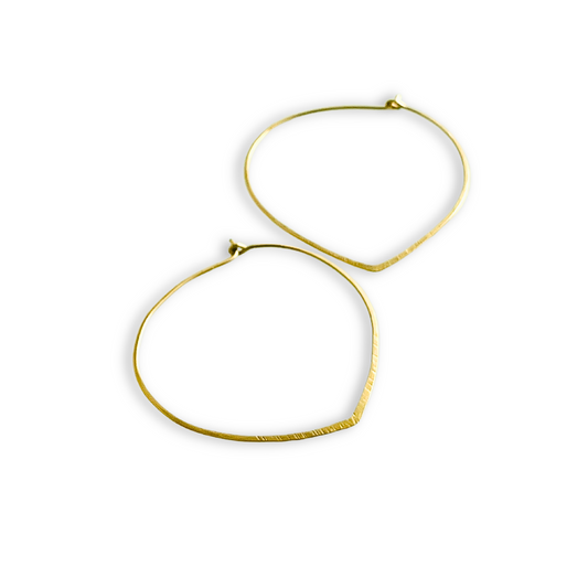 Lotus Infinity Hoop Earrings