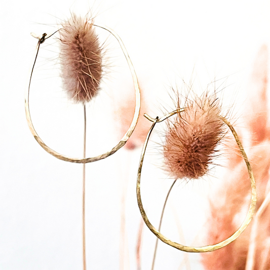 Ovaline Hoop Earring