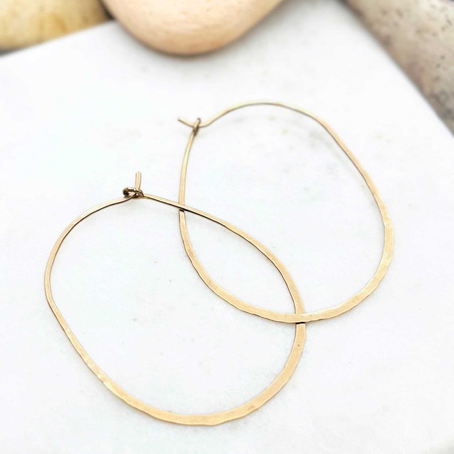 Ovaline Hoop Earring