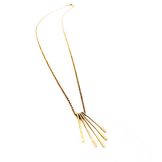 Golden Frond Necklace