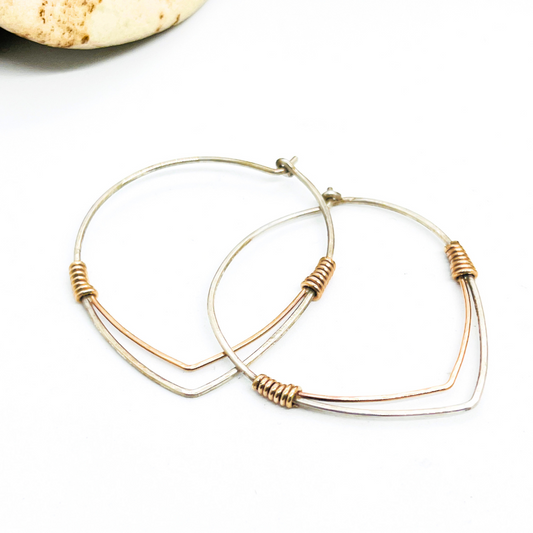 Strata Hoop Earring