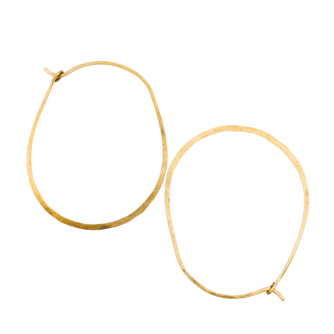 Ovaline Hoop Earring