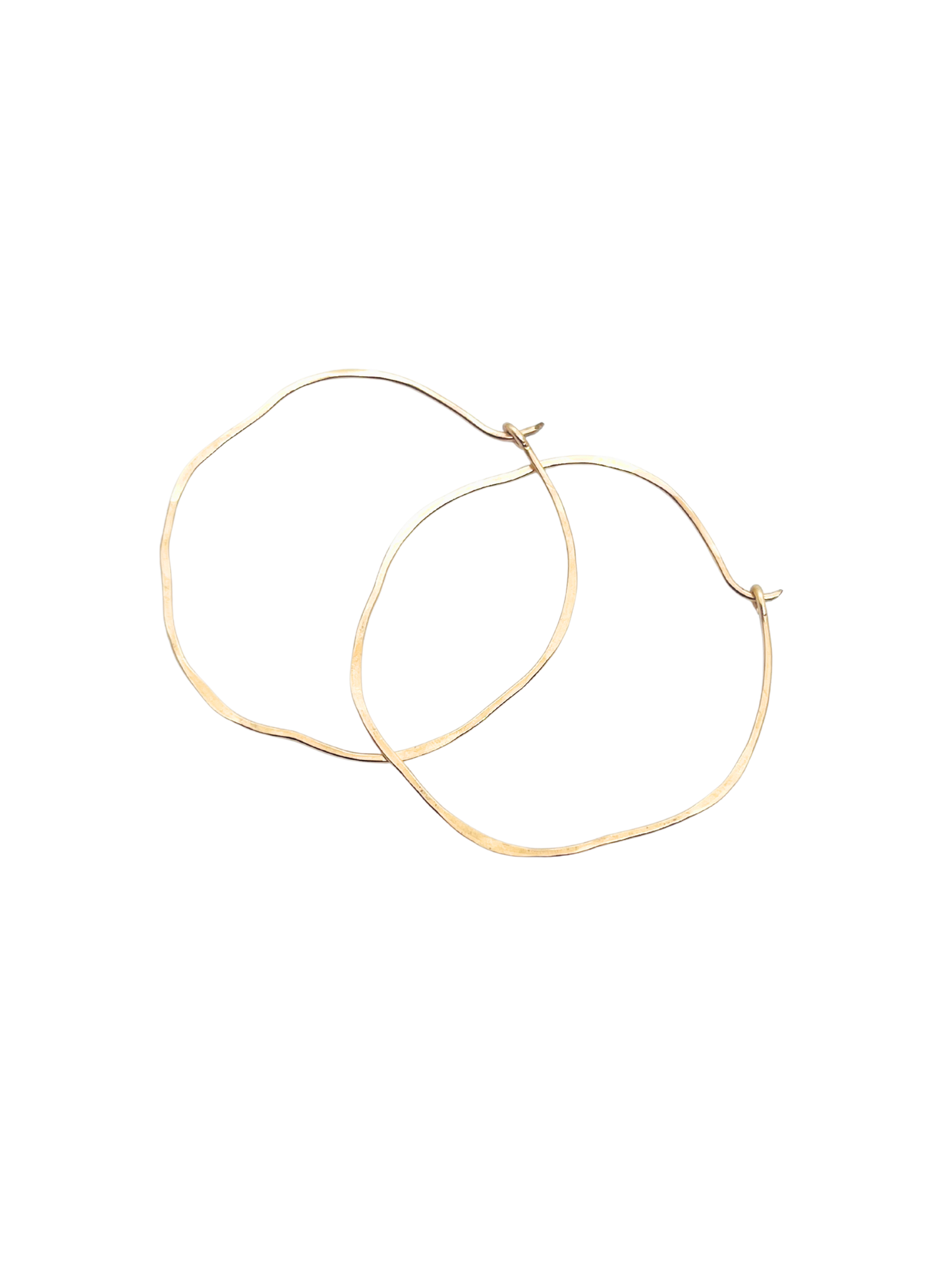 Organic Infinity Hoop Earring